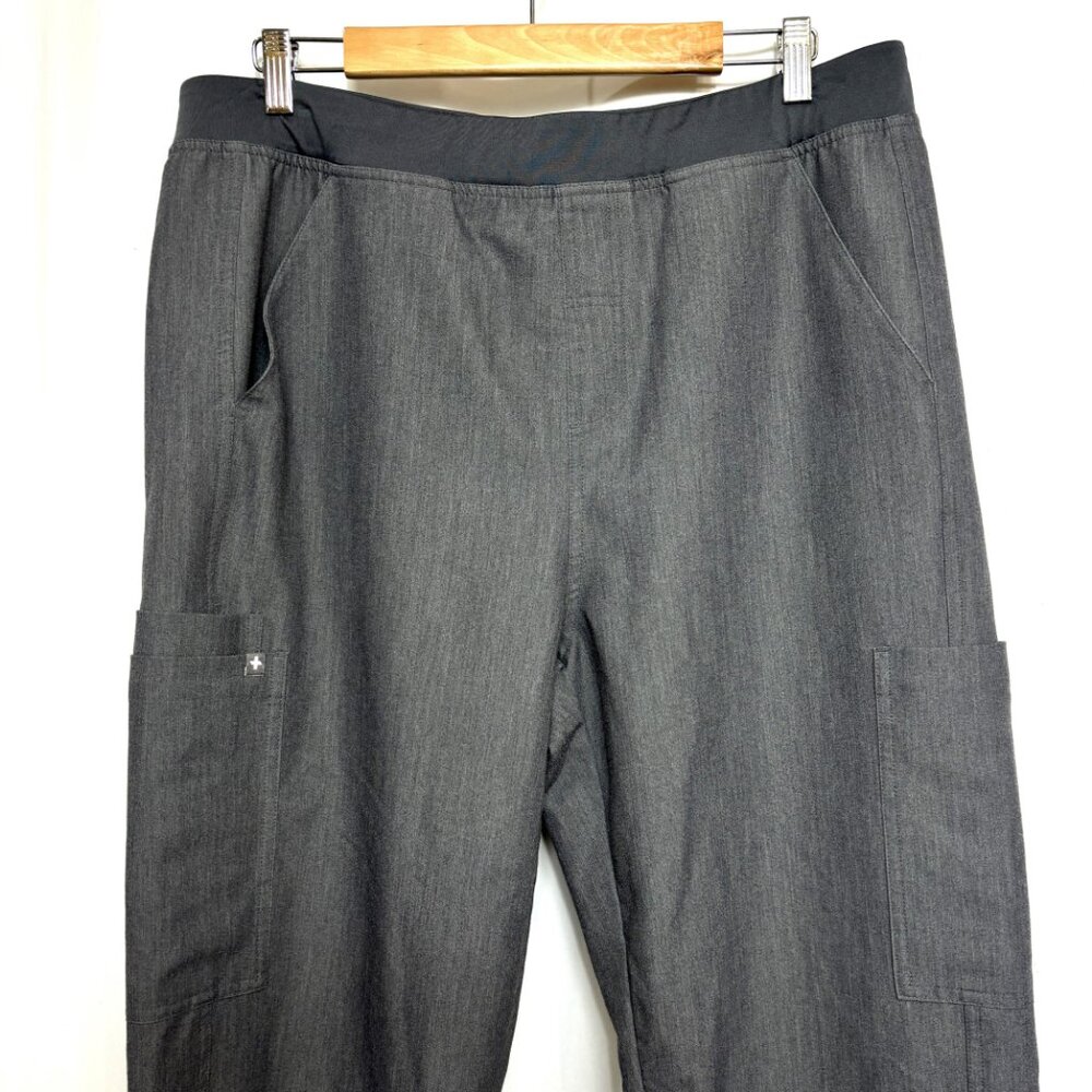 Figs Gray High Waisted Technical Basic Scrub Pant… - image 2